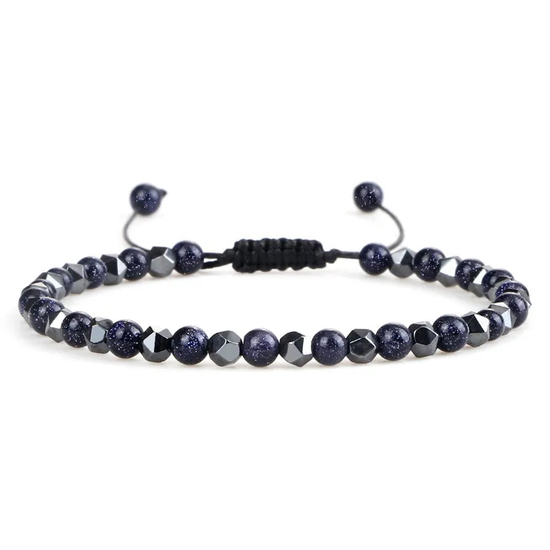 Hematite Natural Stone Bracelet – Stylish &amp; Handmade