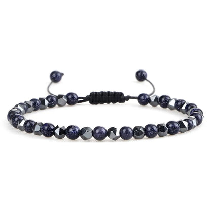 Hematite Natural Stone Bracelet – Stylish &amp; Handmade