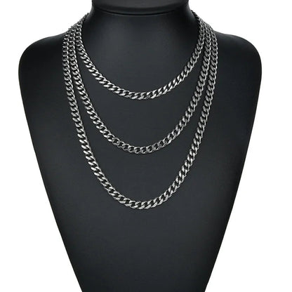 Stainless Steel Cuban Link Ketting – Tijdloze Klassieker