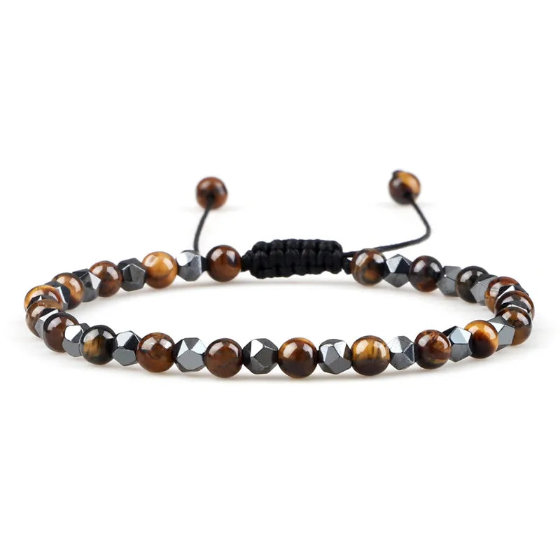 Hematite Natural Stone Bracelet – Stylish &amp; Handmade