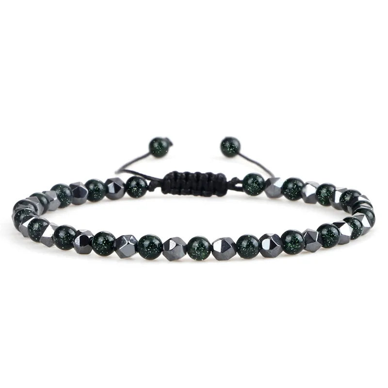 Hematite Natural Stone Bracelet – Stylish &amp; Handmade