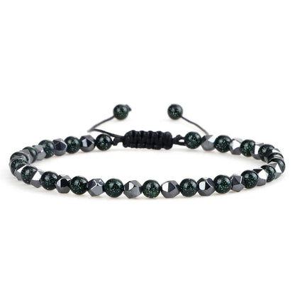 Hematite Natural Stone Bracelet – Stylish &amp; Handmade