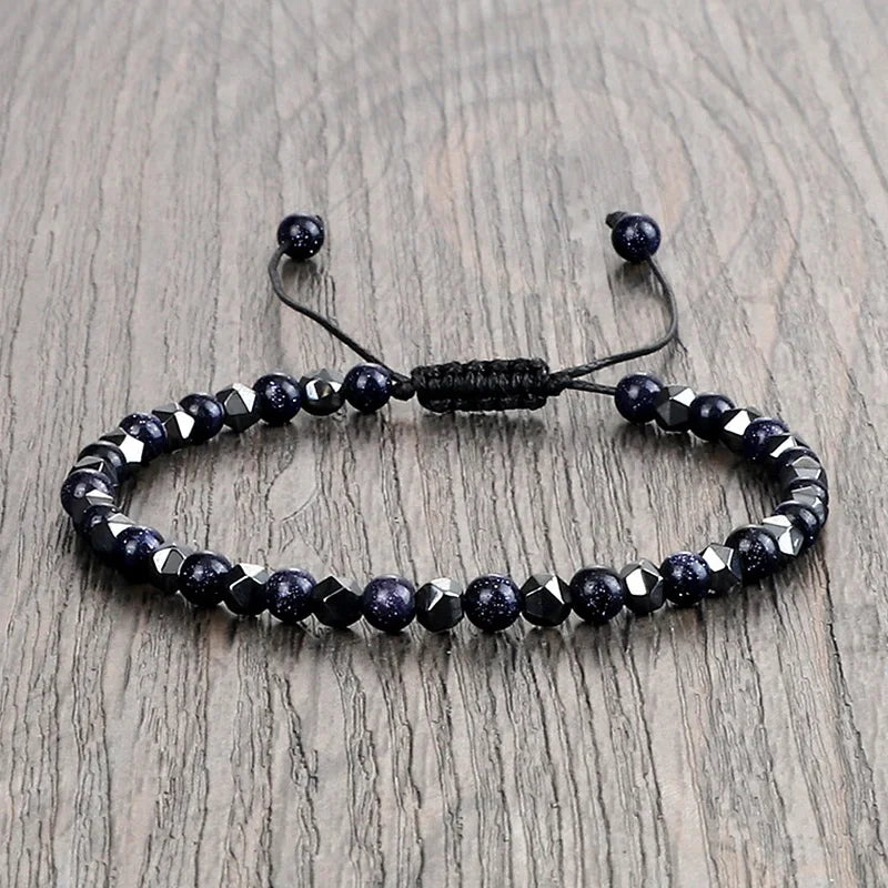 Hematite Natural Stone Bracelet – Stylish &amp; Handmade