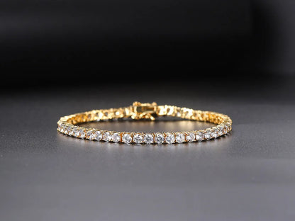 Luxurious Zirconia Bracelet – Sparkling Shine