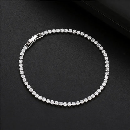 Iced Out Tennis Bracelet – Shiny with Zirconia