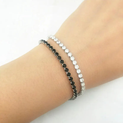 Iced Out Tennis Bracelet – Shiny with Zirconia