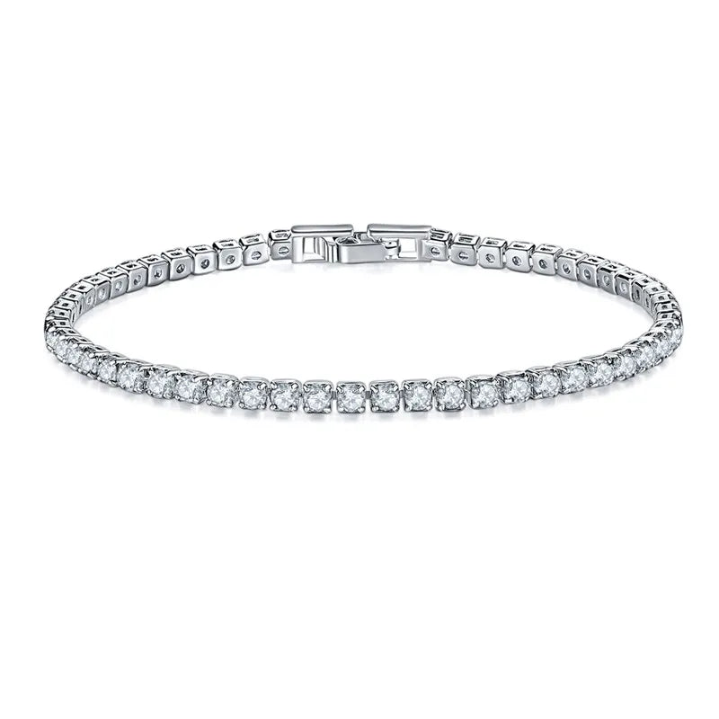 Iced Out Tennis Bracelet – Shiny with Zirconia