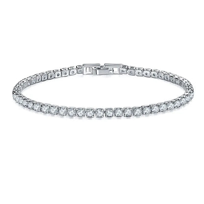 Iced Out Tennis Bracelet – Shiny with Zirconia