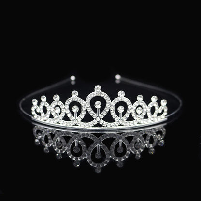 Princess Tiaras and Crown Hair Accessories – Crystal Headband for Weddings and Parties