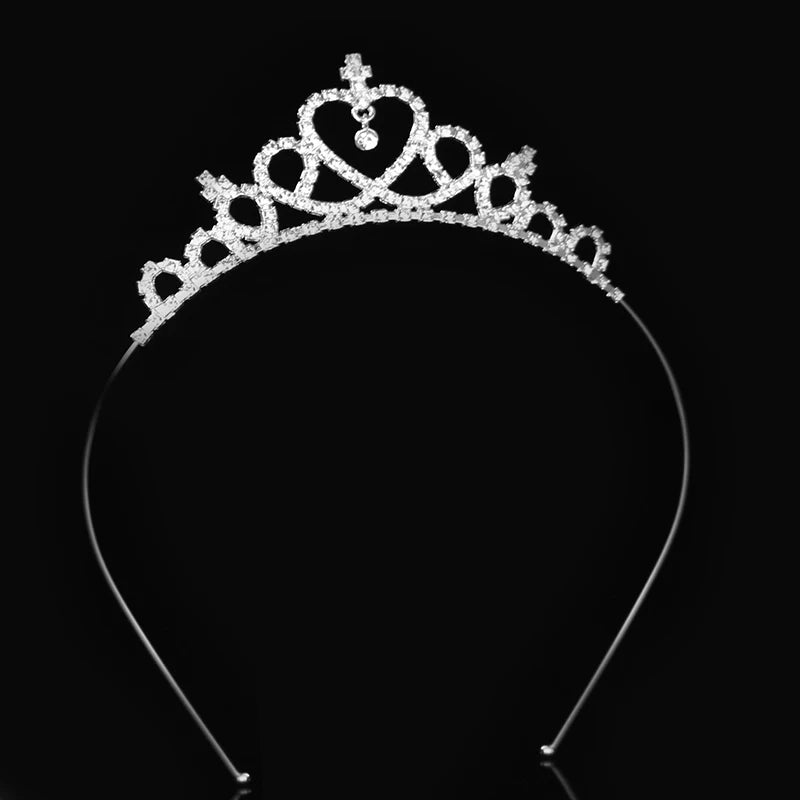 Prinsessen Tiaras en Kroon Haaraccessoires – Kristallen Hoofdband voor Bruiloften en Feestjes