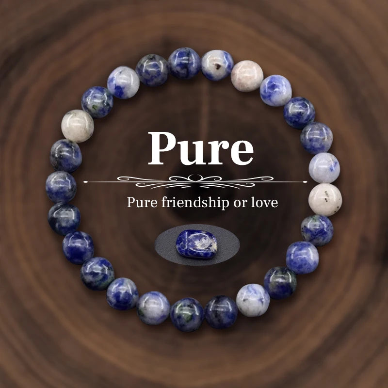 Bracelet en perles de pierre naturelle – Élégance et énergie pleines de sens