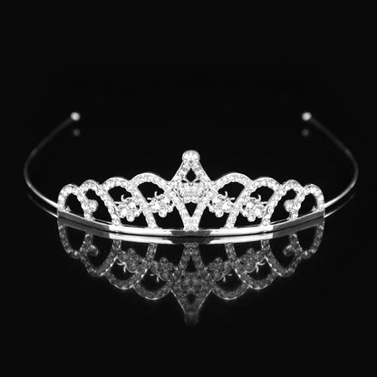 Princess Tiaras and Crown Hair Accessories – Crystal Headband for Weddings and Parties