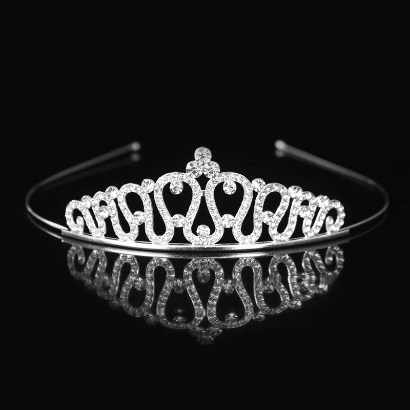 Prinsessen Tiaras en Kroon Haaraccessoires – Kristallen Hoofdband voor Bruiloften en Feestjes