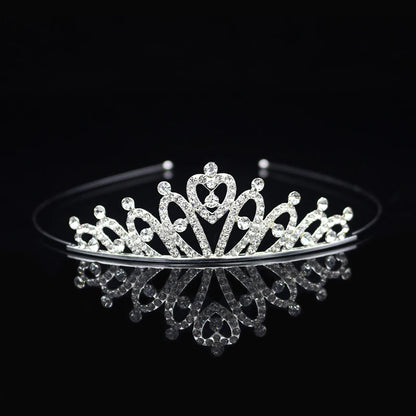 Prinsessen Tiaras en Kroon Haaraccessoires – Kristallen Hoofdband voor Bruiloften en Feestjes