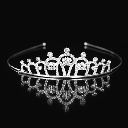 Princess Tiaras and Crown Hair Accessories – Crystal Headband for Weddings and Parties