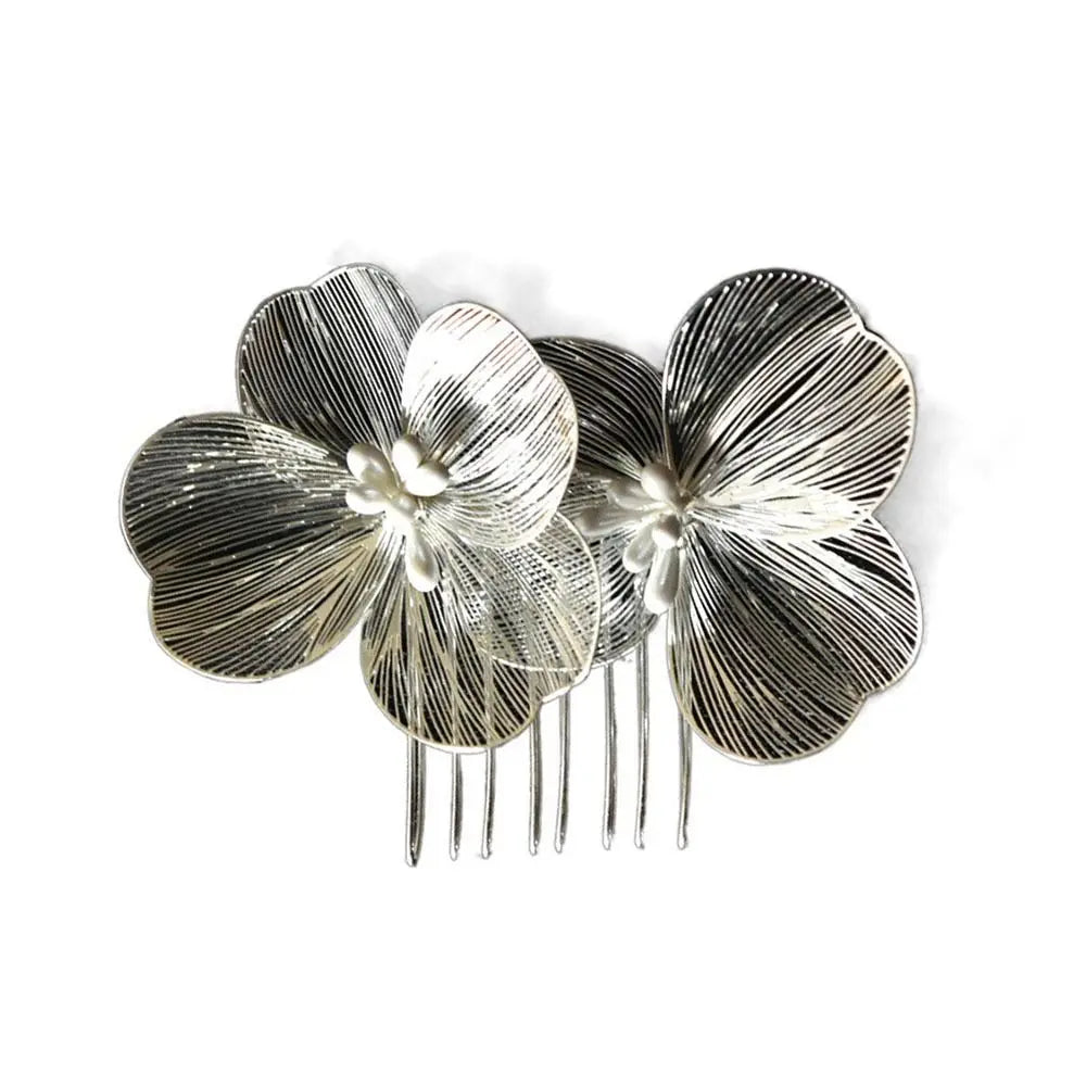 Bruiloft Haar Kammetjes – Legering Bloem Haarpin Clips voor Vrouwen – Bruidsmeisje Haaraccessoires