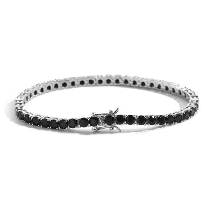 2.5mm Full Black Zirkonia Armband