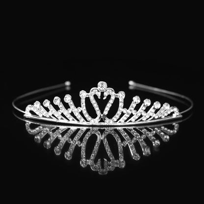 Princess Tiaras and Crown Hair Accessories – Crystal Headband for Weddings and Parties