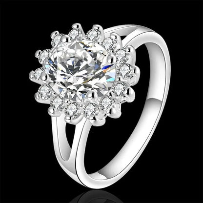 Bagues en diamant et moissanite en cristal pour femmes – Bijoux tendance pour cadeaux de mariage