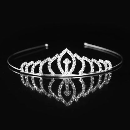 Princess Tiaras and Crown Hair Accessories – Crystal Headband for Weddings and Parties