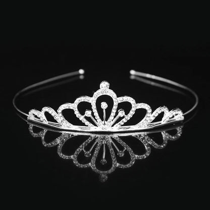 Princess Tiaras and Crown Hair Accessories – Crystal Headband for Weddings and Parties