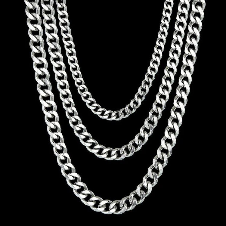 Stainless Steel Cuban Link Ketting – Tijdloze Klassieker