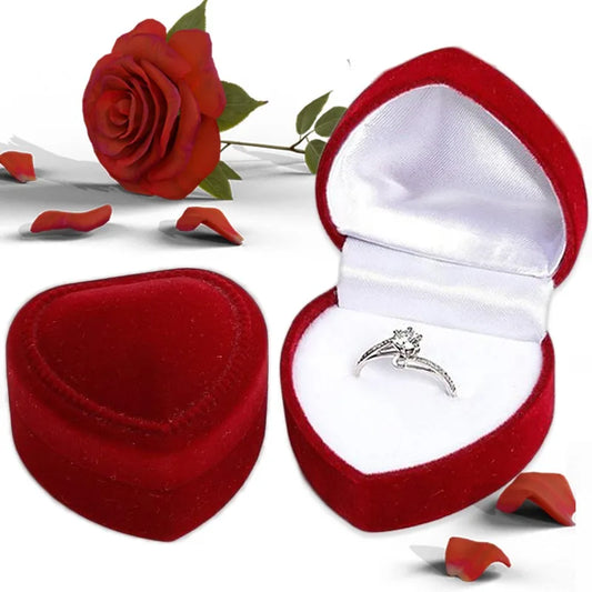 Romantic Heart Shaped Jewelry Box