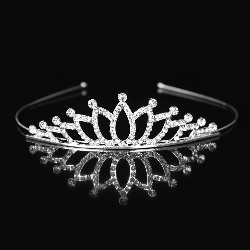 Prinsessen Tiaras en Kroon Haaraccessoires – Kristallen Hoofdband voor Bruiloften en Feestjes