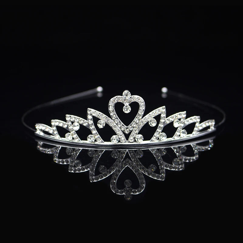 Prinsessen Tiaras en Kroon Haaraccessoires – Kristallen Hoofdband voor Bruiloften en Feestjes