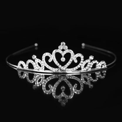 Princess Tiaras and Crown Hair Accessories – Crystal Headband for Weddings and Parties