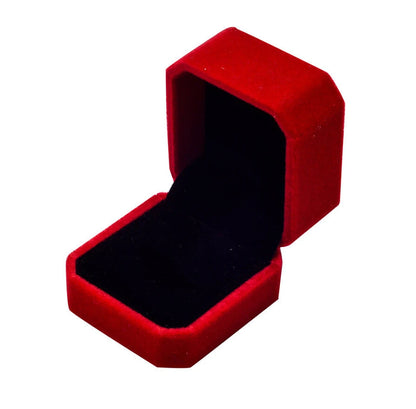 Set of 6 Velvet Ring Boxes – Available in Various Colors