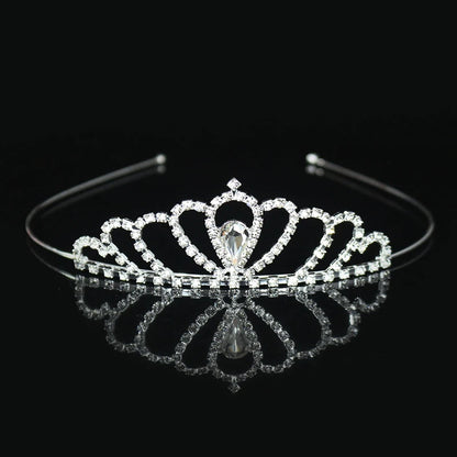 Princess Tiaras and Crown Hair Accessories – Crystal Headband for Weddings and Parties