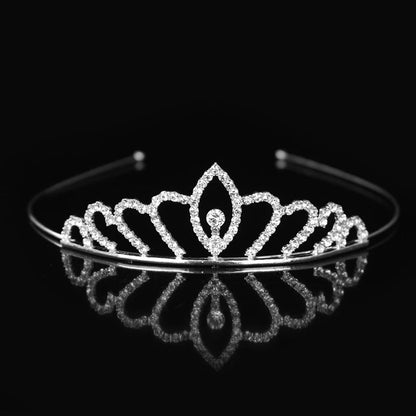 Princess Tiaras and Crown Hair Accessories – Crystal Headband for Weddings and Parties