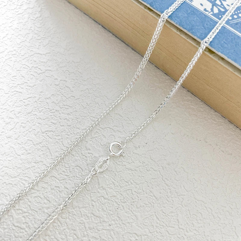 ✨Silver Goudkleurige Chopin Ketting – Handgemaakt Italiaans Design 40-50cm 925 Sterling 💎